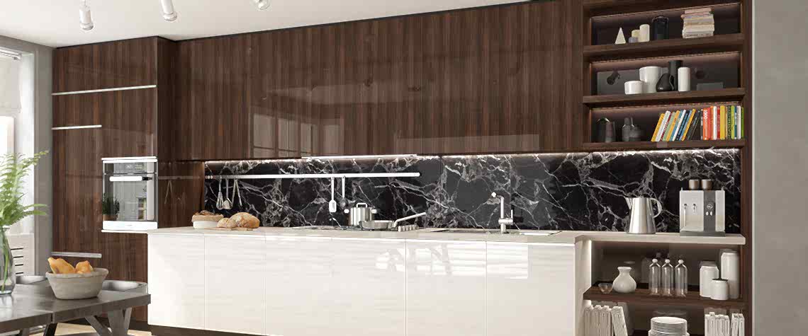 Asel AGT Panel 662 HG Beyaz Sahara & 617 HG Oregon Ceviz